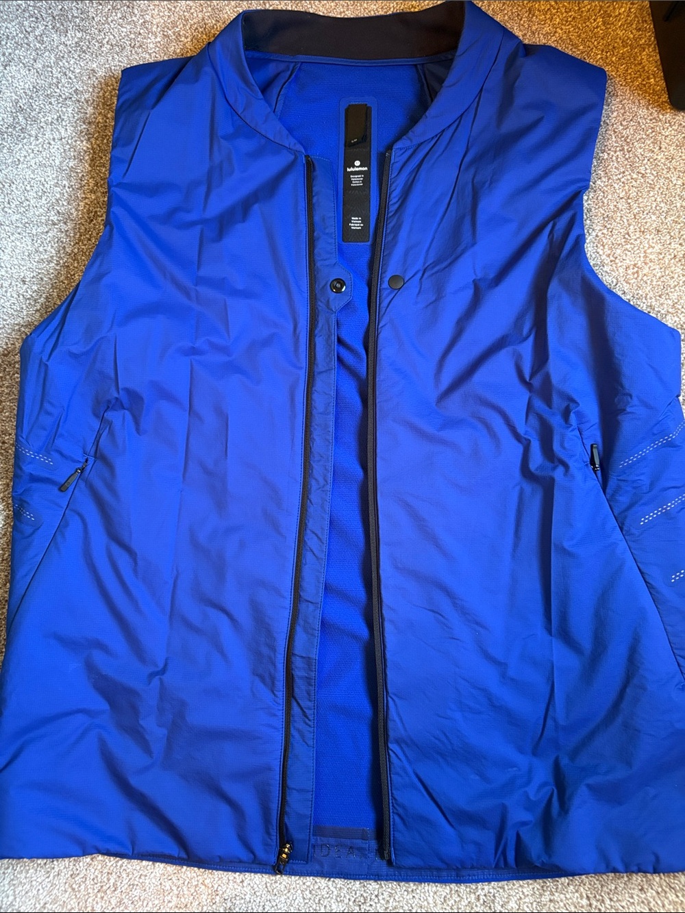 Men’s lululemon athletica Cobalt Blue Surge Thermo Full-Zip Performance Vest